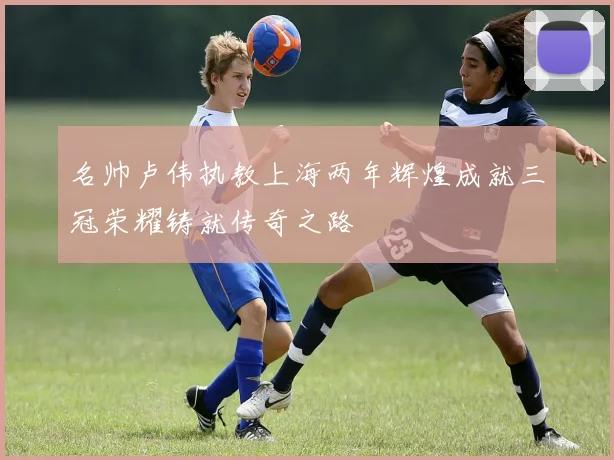 名帅卢伟执教上海两年辉煌成就三冠荣耀铸就传奇之路
